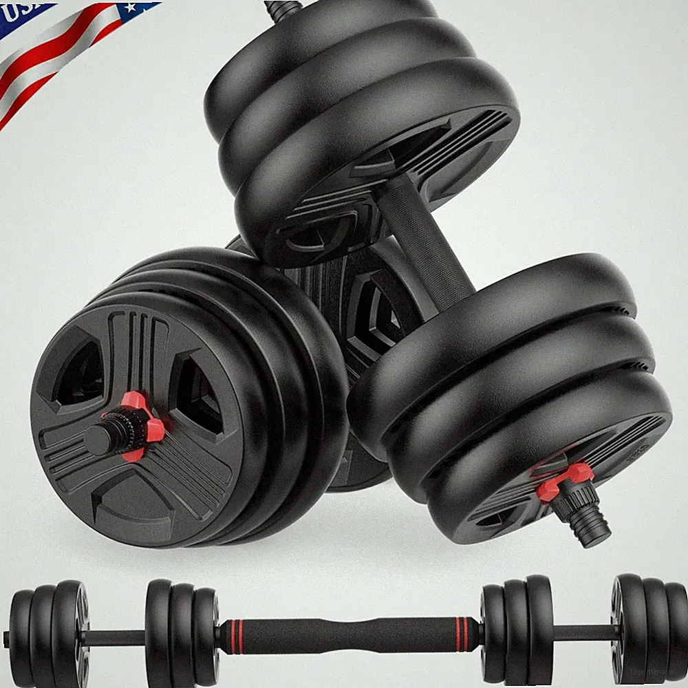 UKEEP Adjustable Dumbbells Set, 20/30/40/60/80lbs Free Weight Set with Connector