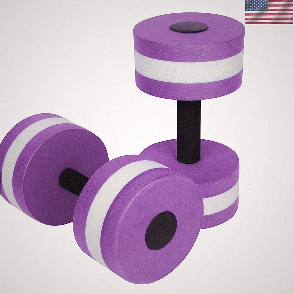Ultimate Water Exercise Dumbbells - EVA Foam for Superior Buoyancy & Durability