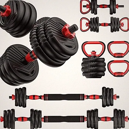 UNNMIIY ADJUSTABLE DUMBBELLS, 10/20/30/45/70/90LBS FREE WEIGHT SET