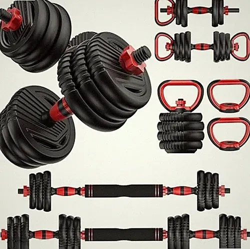 UNNMIIY ADJUSTABLE DUMBBELLS, 10/20/30/45/70/90LBS FREE WEIGHT SET
