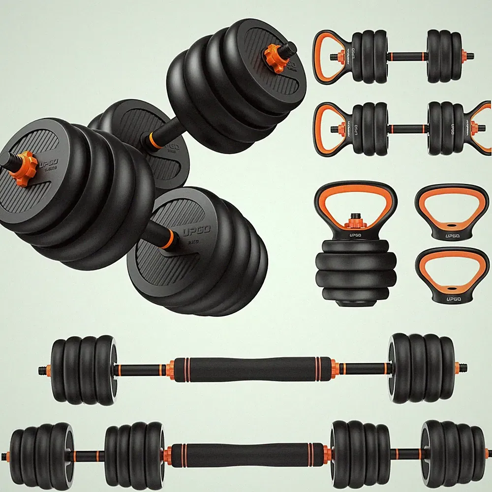 UPGO 70Lbs Adjustable Dumbbells Set - 6 In 1 for Home Gym Workouts