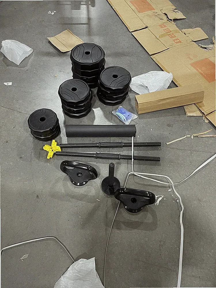 UPGO FEIERDUN ADJUSTABLE DUMBBELLS, 68LBS FREE WEIGHT SET WITH - Scratch & Dent