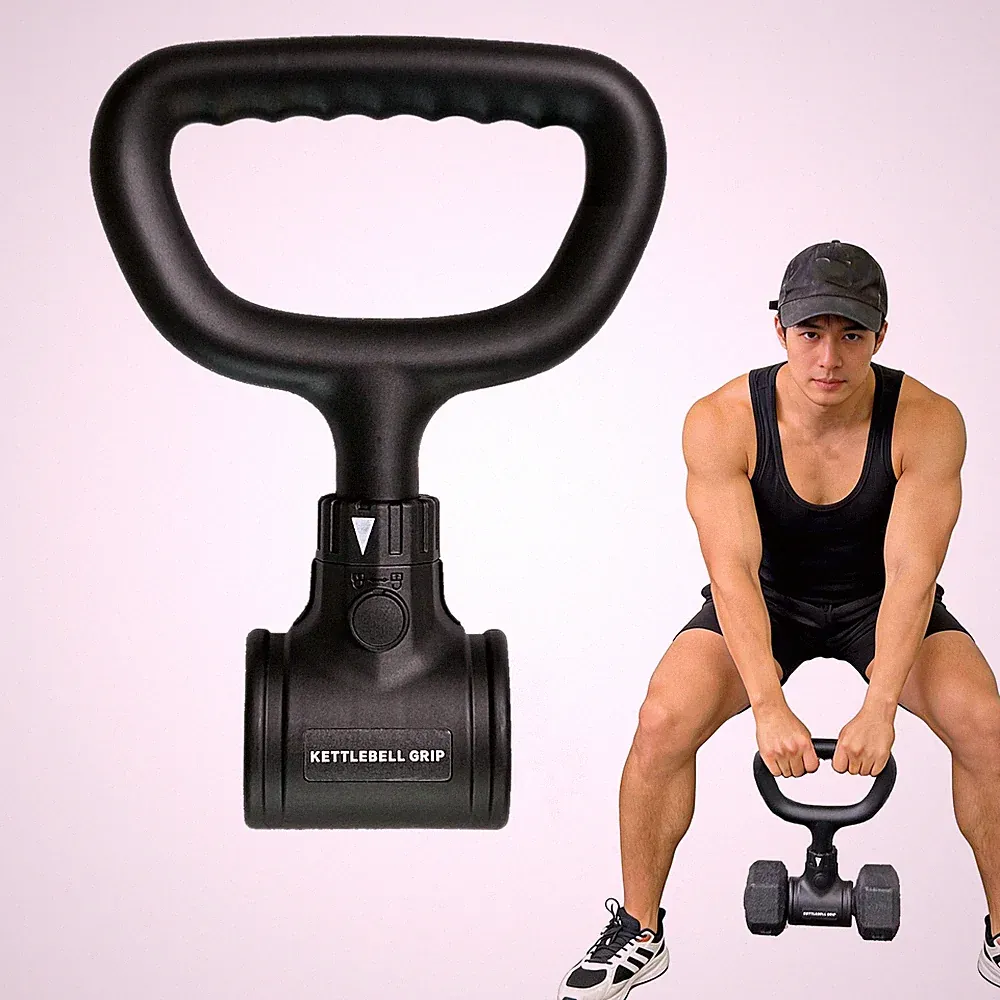 Upgrade Hyperbell Dumbbell Converte to Barbell Set Kettlebell Fitness Adjustable