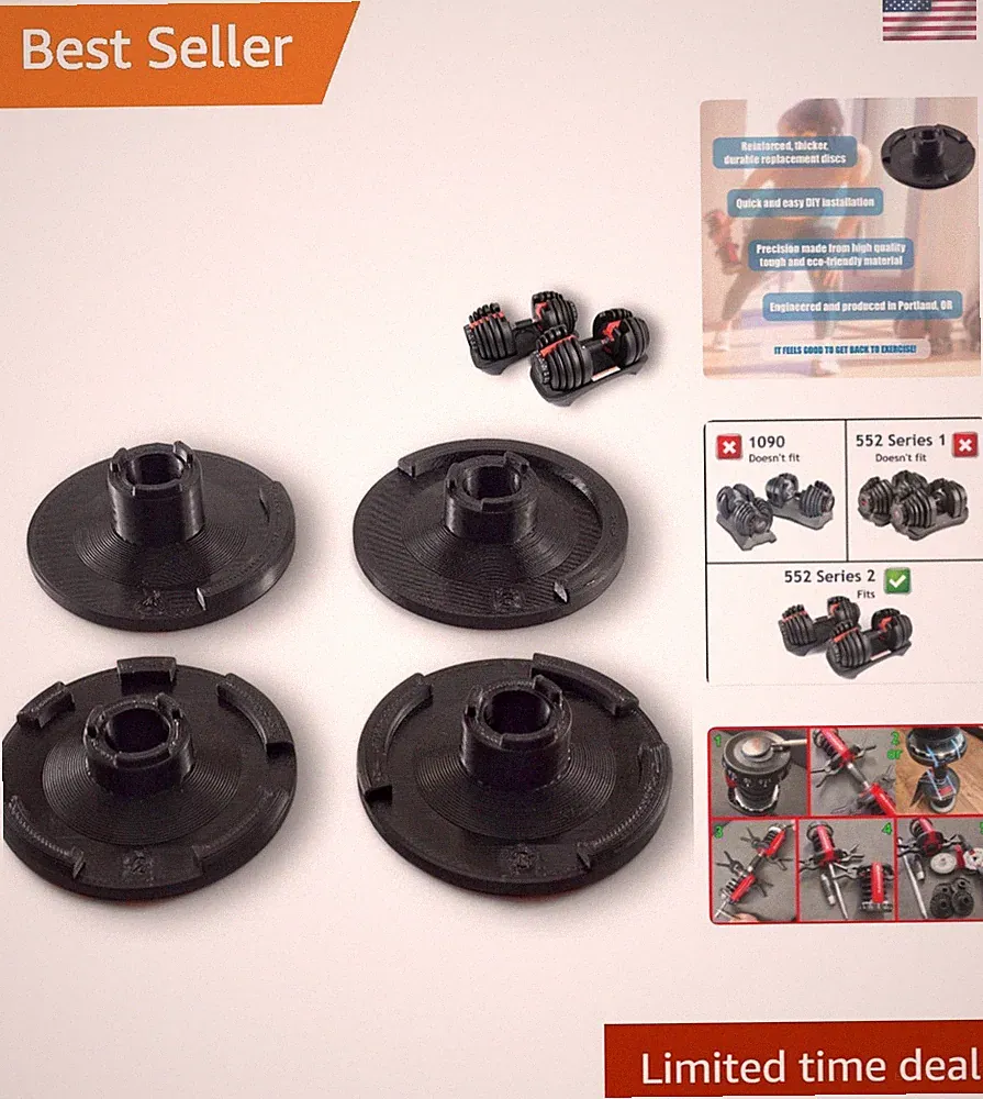 Upgrade Your Nautilus/Bowflex 552 with Durable Replacement Discs Nos. 2, 3, 4, 5