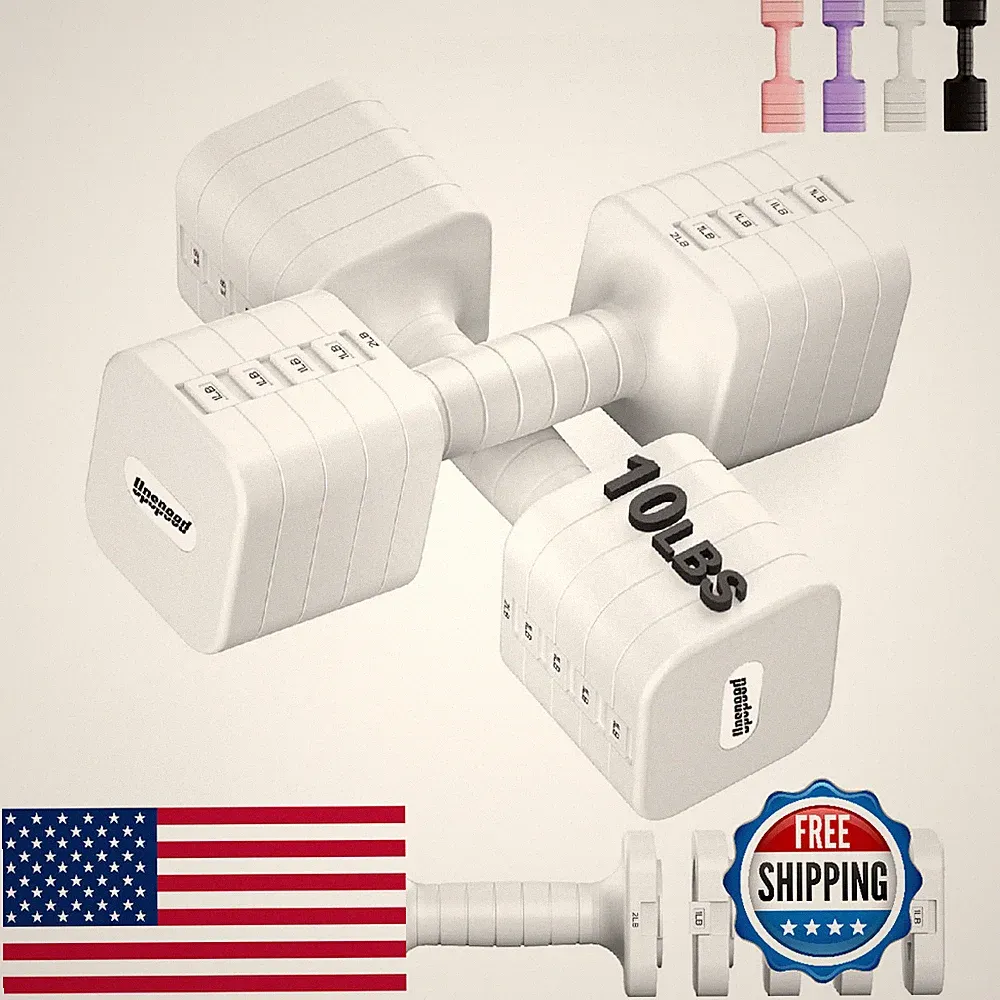 Upspeed 20Lb Adjustable Dumbbell Set Hand Weights For Women Men Exercise