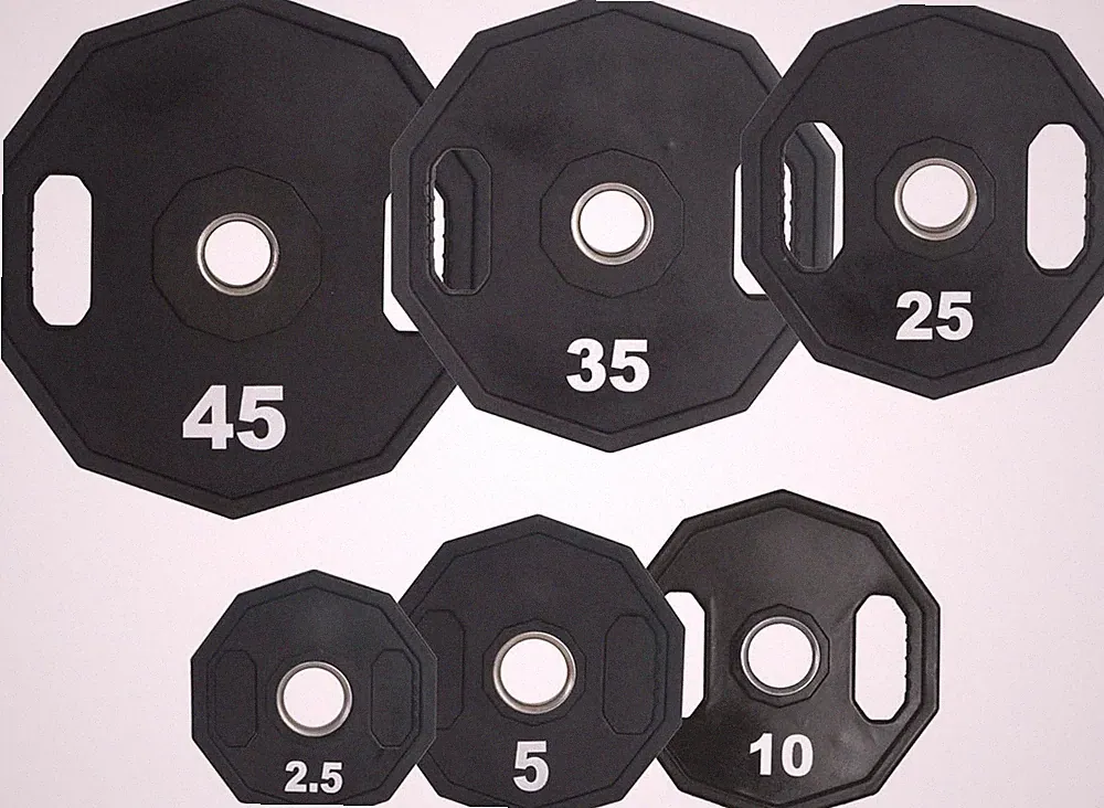Urethane Grip Weight Plate 2.5-45 Lbs