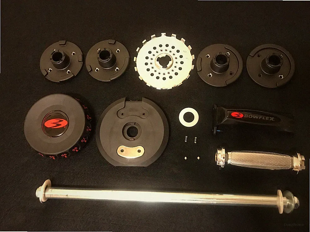 USED Bowflex 1090 ONLY SelectTech Dumbbells Replacement Handle Spare Parts Discs