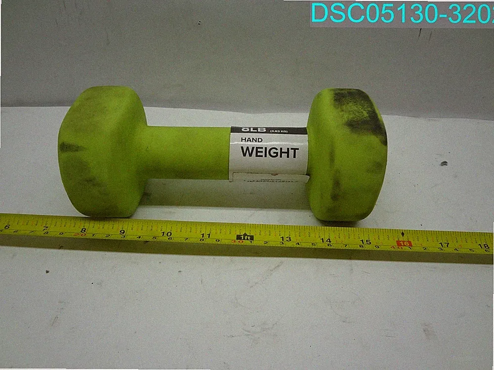 Used Item Gaiam Neoprene 8LB Hand Weight 018713620934