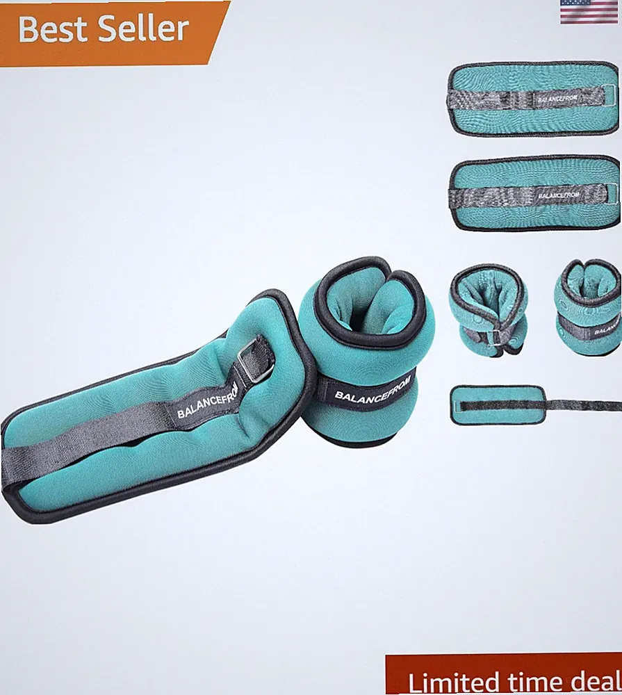 Versatile 1-20 LBS Adjustable Arm, Ankle & Wrist Weights for All Fitness Levels