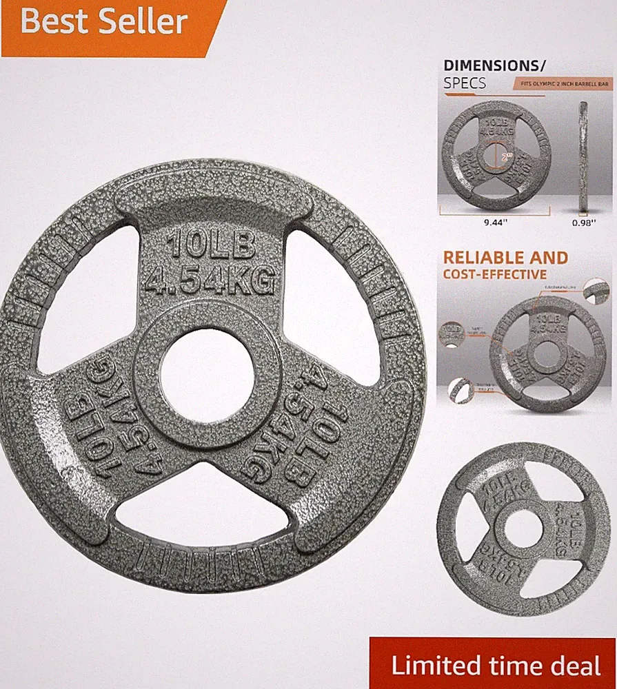 Versatile 255 LB Olympic Weight Set - Ideal for Strength and Endurance Training
