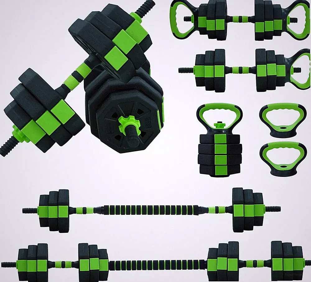 Versatile 4-in-1 Adjustable Dumbbell & Kettlebell Set for Home Gym, 44-88 lbs