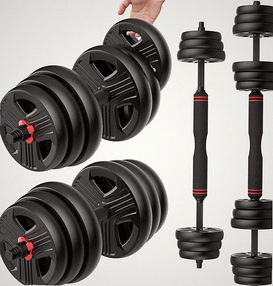 Versatile Adjustable Dumbbell Set (20-80lbs) for Whole Body Fitness - Home Use