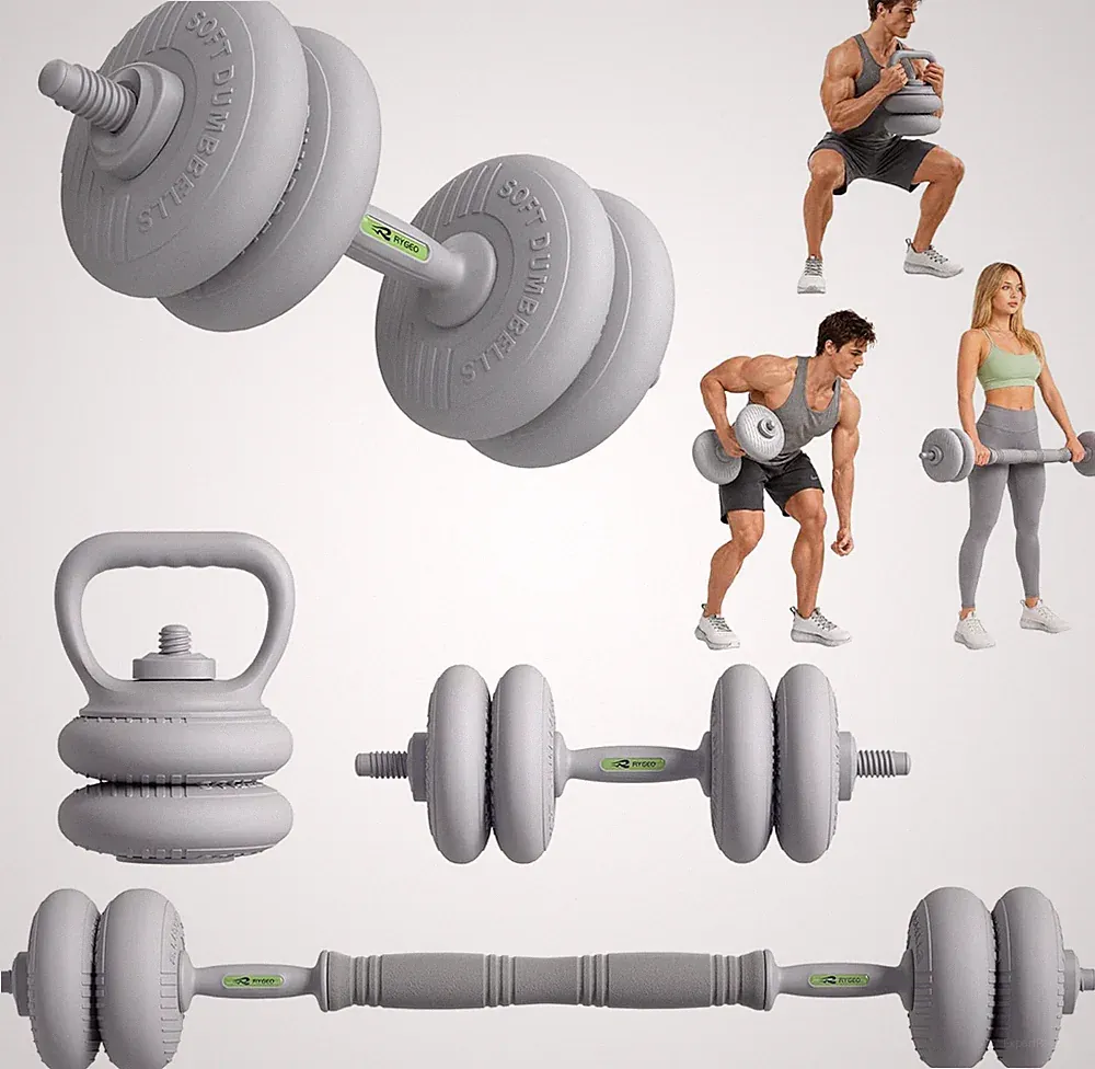 Versatile Adjustable Dumbbell Set 22-80Lbs for Home Gym Fitness