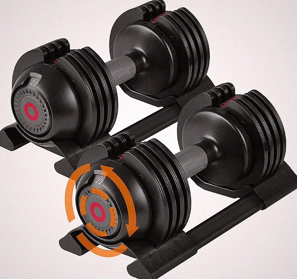 Versatile Adjustable Dumbbell Set for Home Workouts and Strength Training