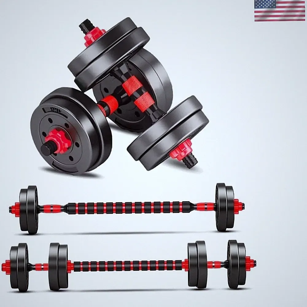 Versatile Adjustable Weight Dumbbells - 20lbs Set for Balanced Strength Training