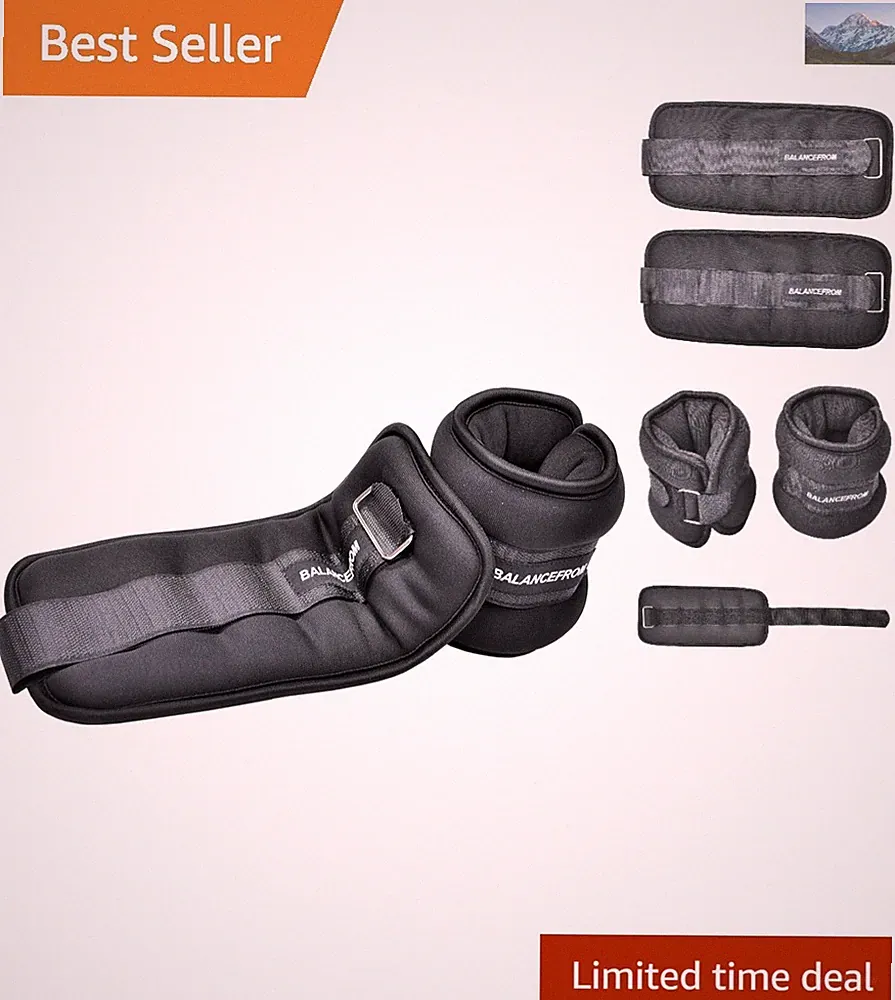 Versatile Ankle Wrist Weights Set (1-20LBS) - Perfect for Aerobics & Cardio