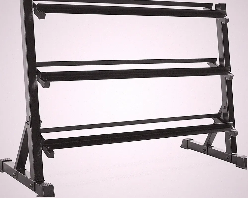 Versatile Dumbbell Rack for 5-50Lb or 5-75Lb Weights - Space-Saving Storage