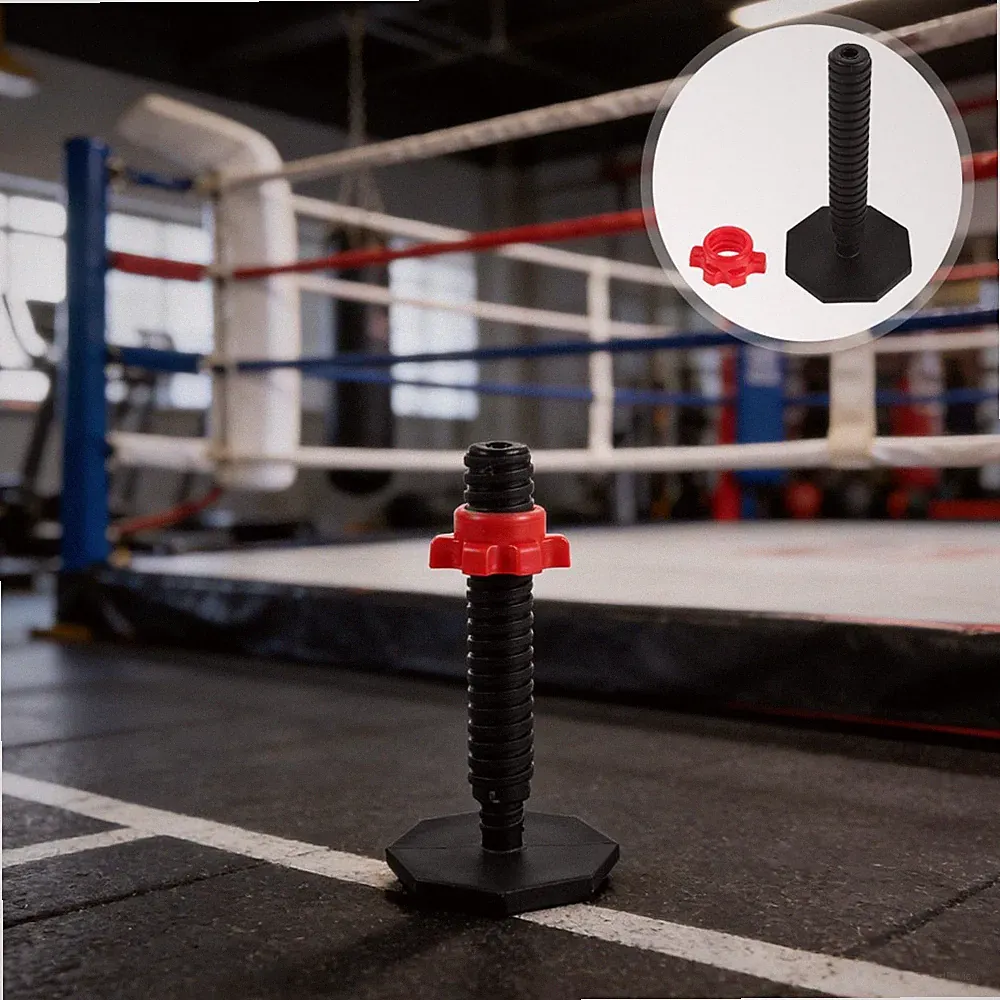 Versatile Kettlebell Rod Connector for Home Gym Eva Black Strength Training
