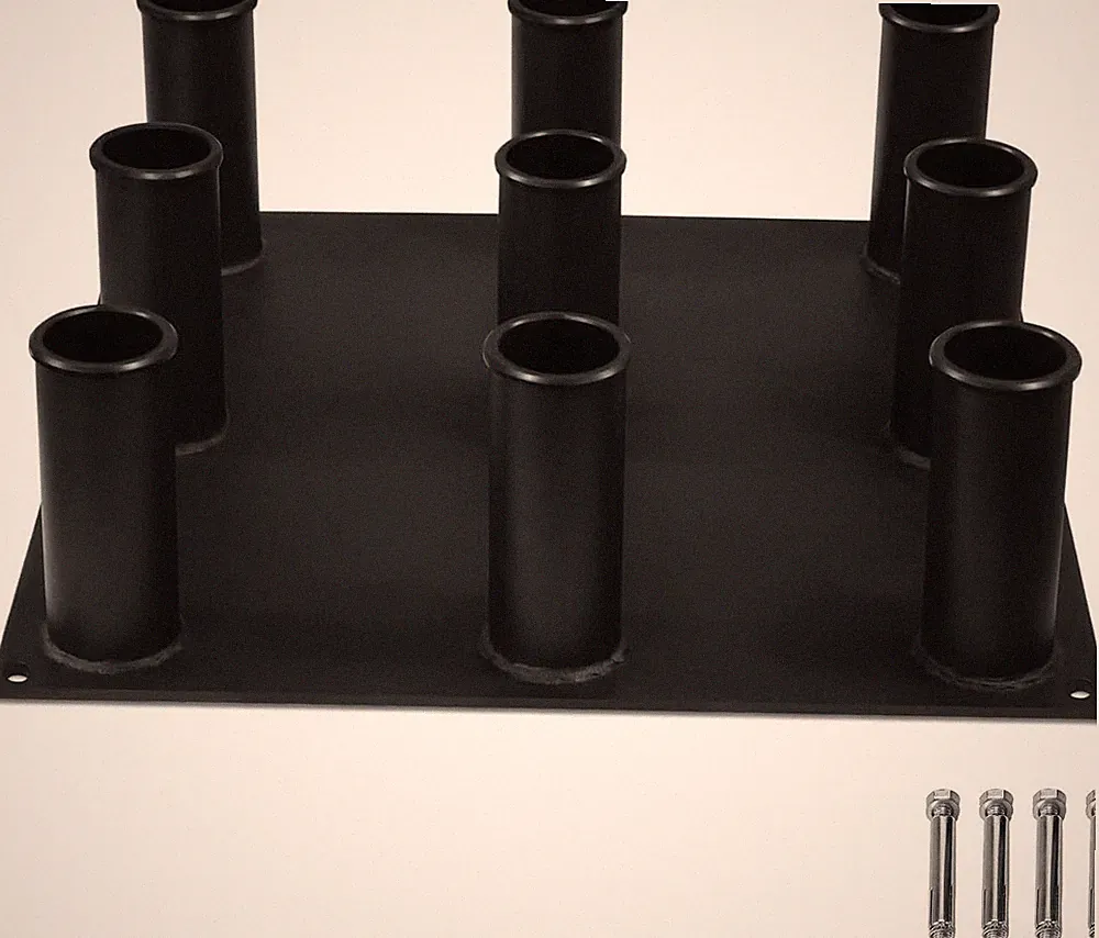Vertical Storage Rack, Home Gym Organizer, Barbell & Dumbbell Rack for 2-inch