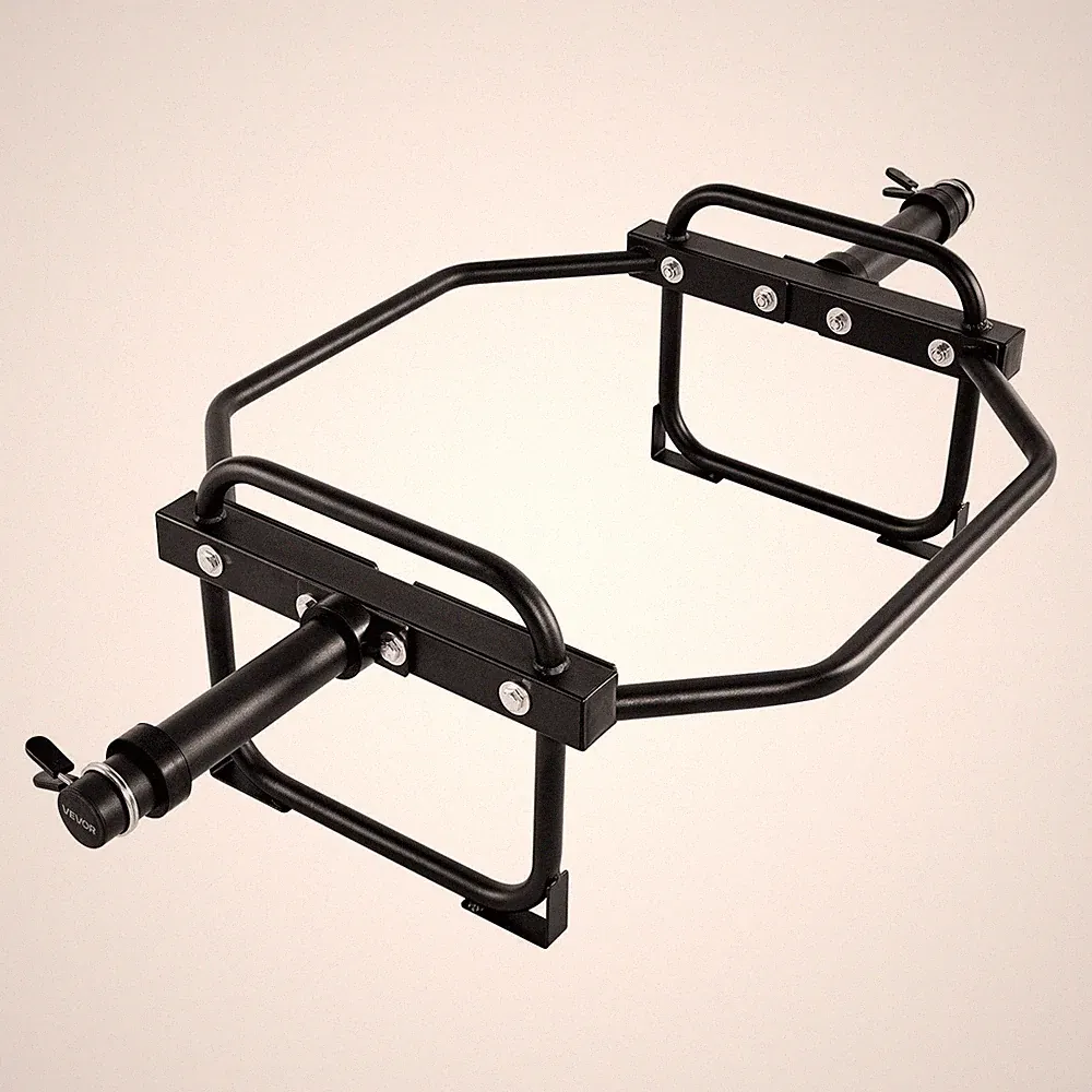 VEVOR Trap Bar Hex Bar, 2-Inch Hex Barbell, 500 LBS Capacity Shrug Bars, Weightl