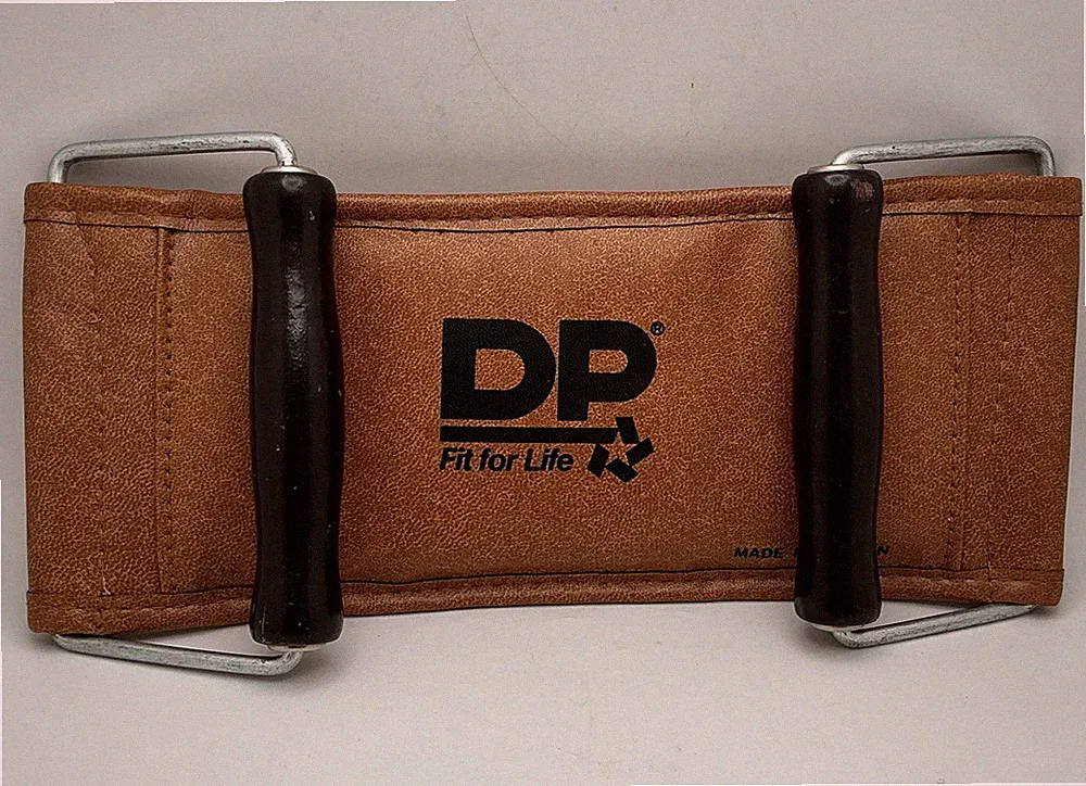 Vintage 1980’s DP Fit for Life 3lb Adjustable Iron Weight Pouch Wooden Handles