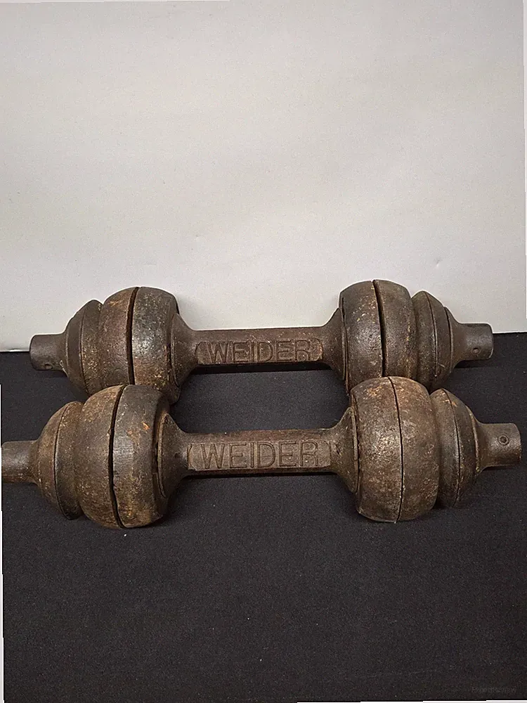 Cast Iron Dumbbells 15 Lbs Pair