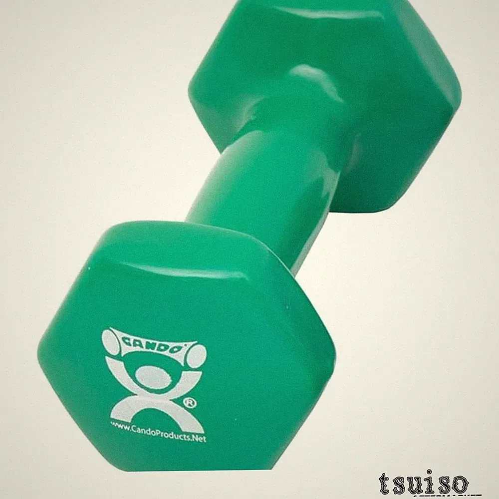 Vinyl Coated 3 lb Dumbbells - Non-Slip Grip, No-Roll Design for Safe Workouts