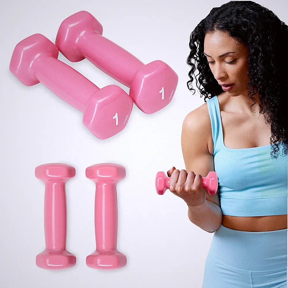 plastic dumbbell weights
