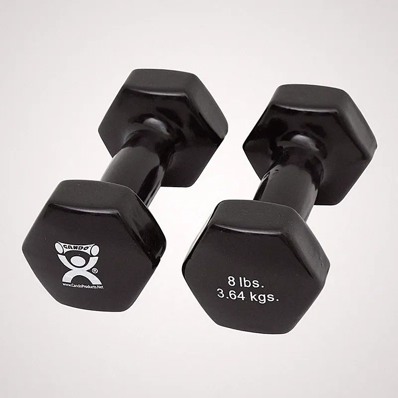 Vinyl Coated Dumbbells Ideal Home Gym Physical Therapy Full Body Workouts