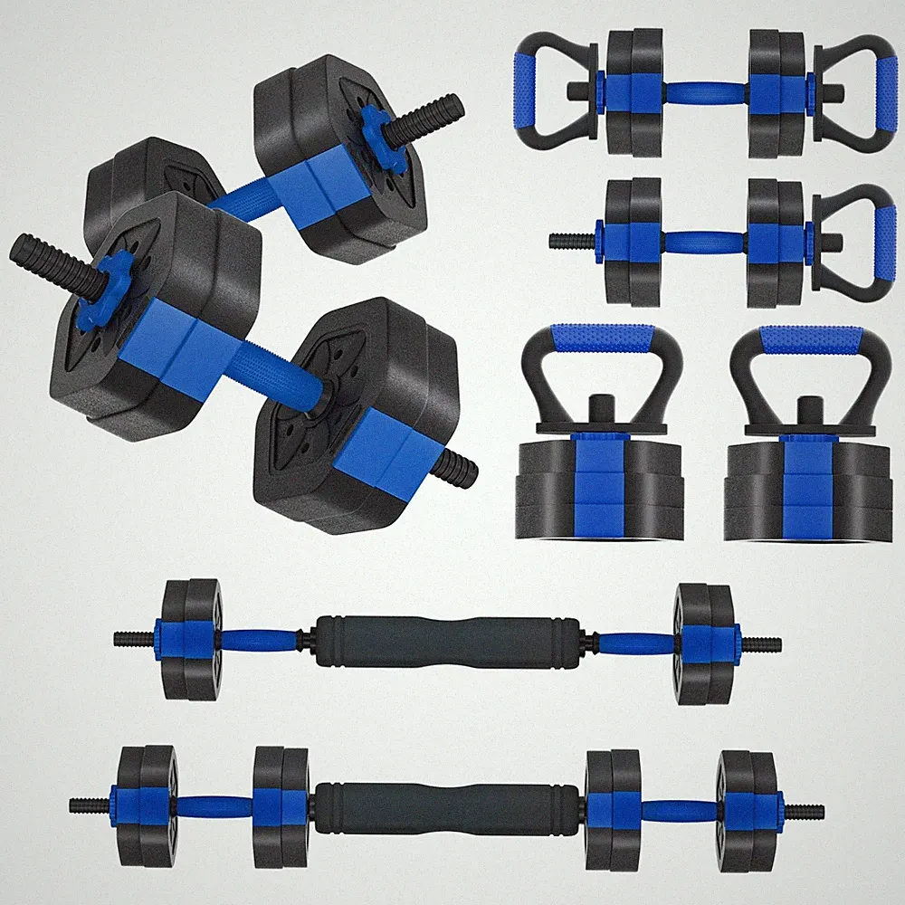 VIVITORY Dumbbell Sets Adjustable Weights, Free Weights with Connector, Non-R...