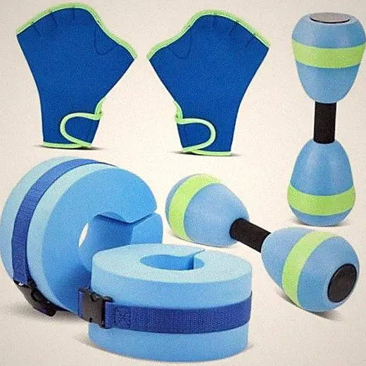 Water Aerobics Set Aquatic Exercise Set Include Water Foam Dumbbell Swim