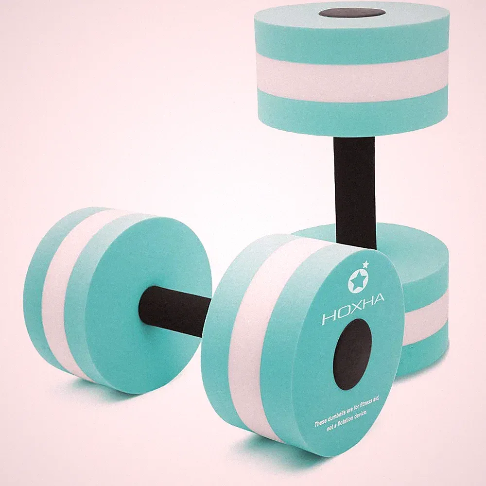 Water Dumbells, Aquatic Exercise Dumbell Set of 2 Water Aerobic Exercise Foam...