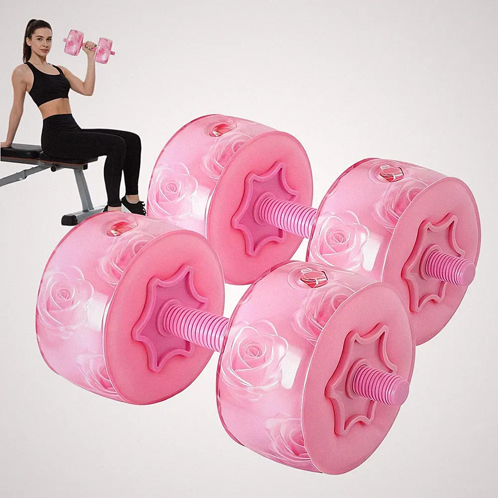 Water Filled Dumbbells Set for 2025 New Version, Travel Weights Adjustable Wa...