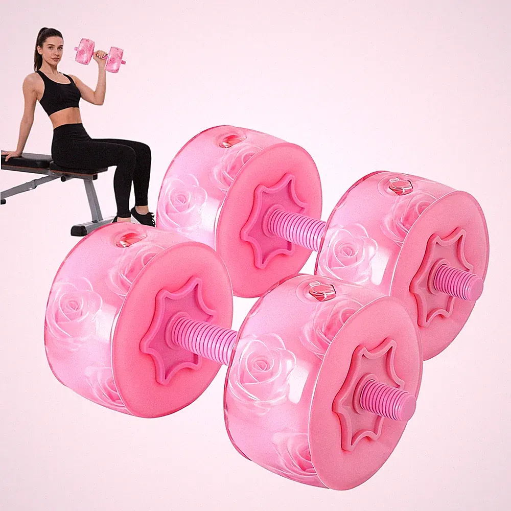 Water Filled Dumbbells Set for Women 2025 New Version, Travel Weights Adjusta...