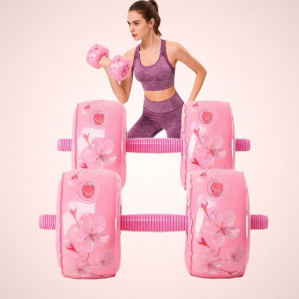 Water Filled Dumbbells Set for Women 2025 New Version, Travel Weights Adjusta...