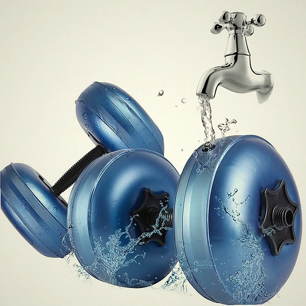 Water Filled Dumbbells Set, Water Filled Weights 2Pcs/Set, Portable... Fast Ship