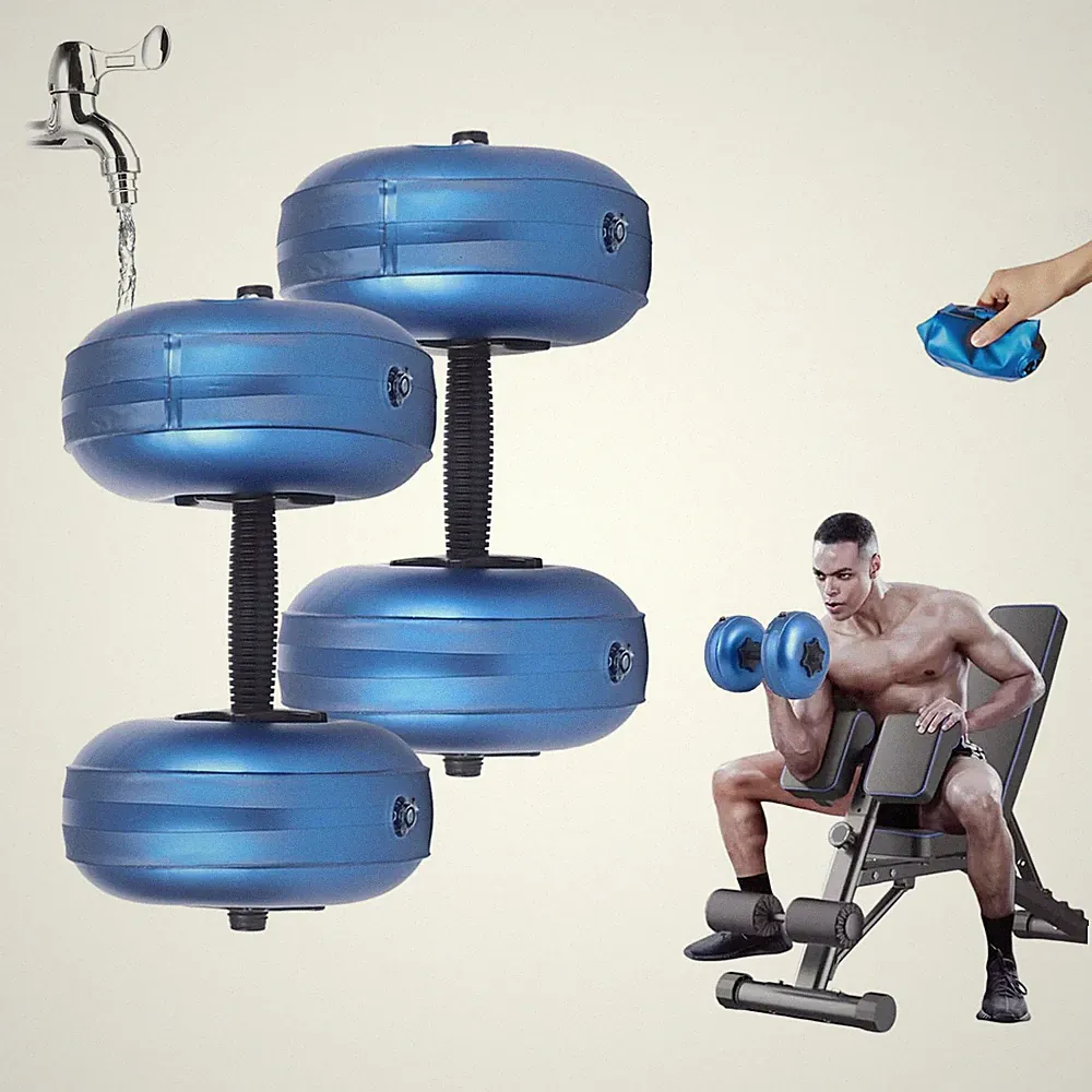 Water Filled Dumbbells Set - Water Filled Weights - Portable Travel Weights -...