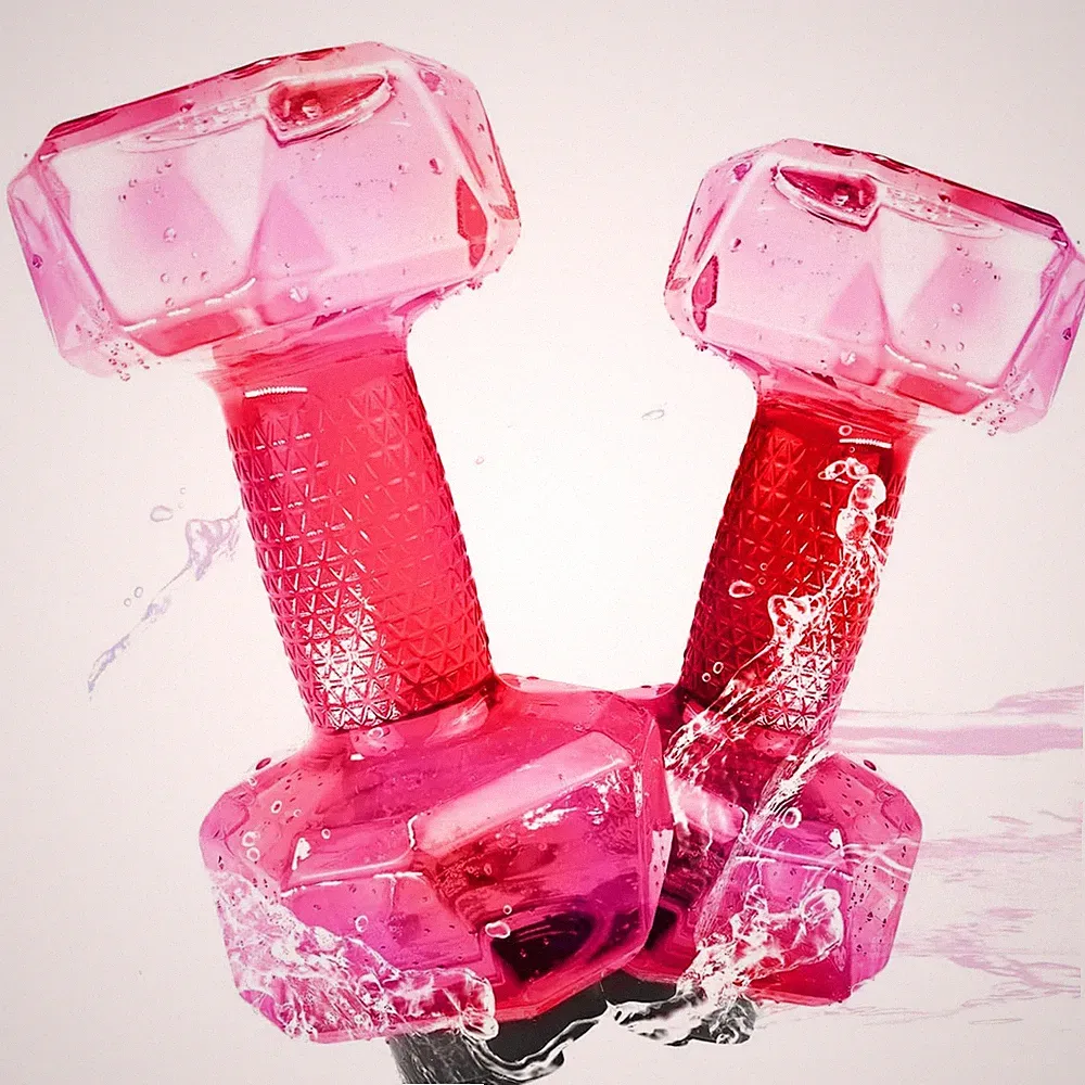 Water Weights for Pool Exercise Set of 2, Aquatic Exercise Dumbbells with Non...