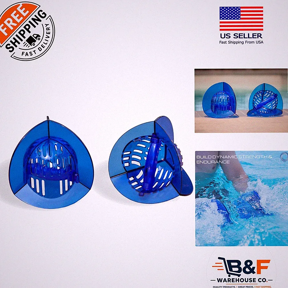 Water Weights Set for Pool Exercise - Strength Training with Safety and Style