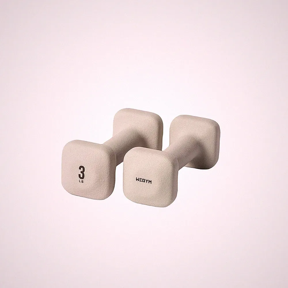 WeGym Square Dumbbells for Home Gym, Hand Weights for Strength Training | Saf...