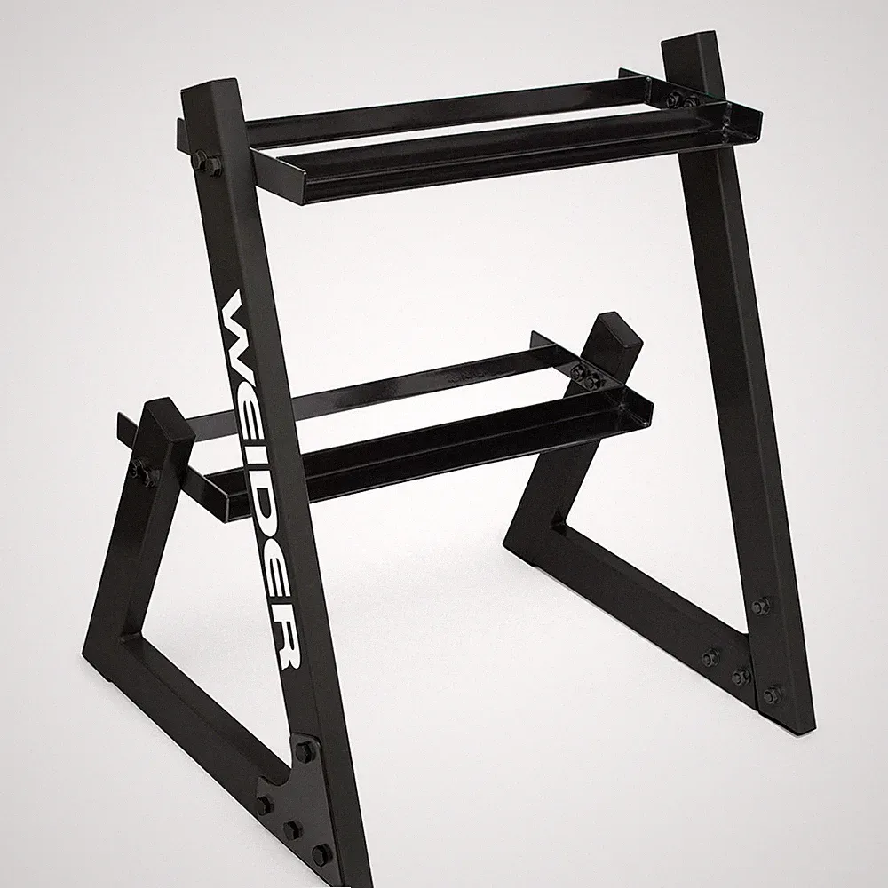 WEIDER 2-TIER DUMBBELL STORAGE RACK *DISTRESSED PKG