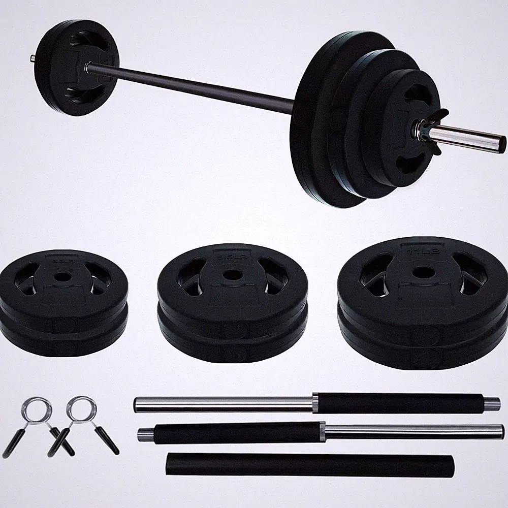 Weight Barbell Weight Set for Home Gym, Adjustable Weights for Exercise, Lifting