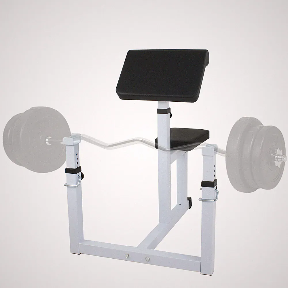 Weight Bench Adjustable Weight Seated Preacher Strength Training Dumbbell Biceps