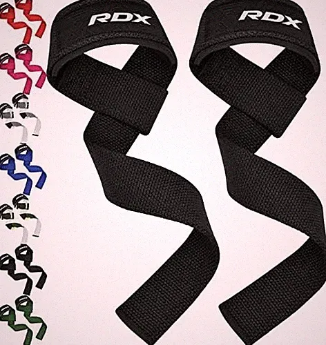 Weight Lifting Straps by RDX, Deadlift, Powerlifting Wrist Wraps for Gym Workout