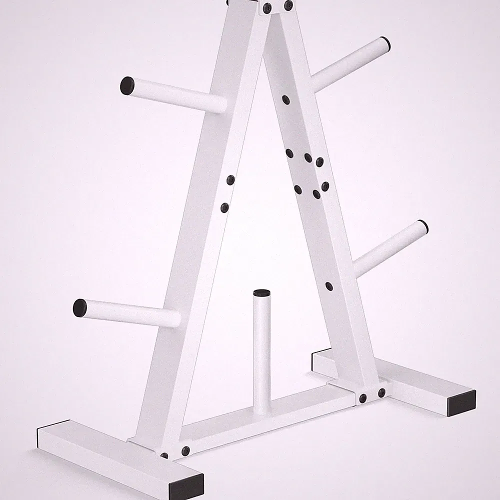 Weight Plate Rack, Weight Tree, Home Gym Storage Stand, Holds 300 lbs