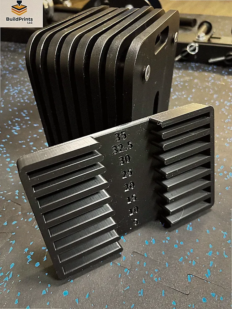 Weight Plate Stand for Eisenlink 50lb Adjustable Dumbbells | Heavy-Duty 3D Print