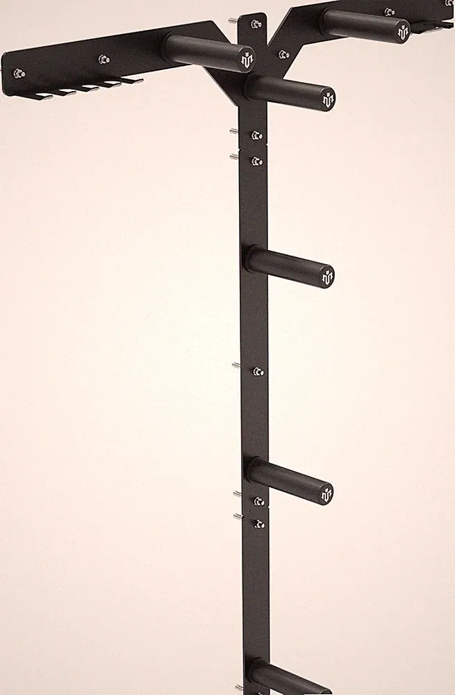 Weight Plate Storage Rack, Wall Mounted Weight Plate Holder, Bumper Plate