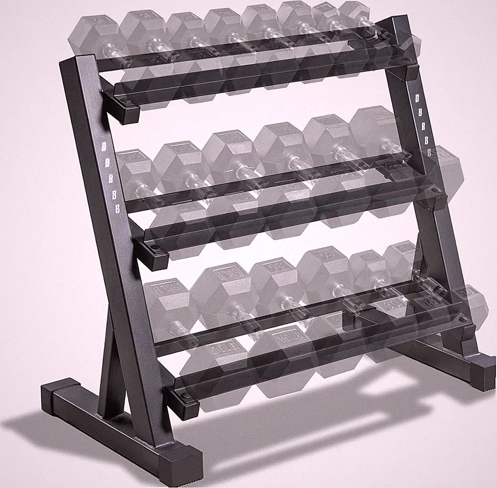 Weight Storage Organizer Racks for Dumbbells, Kettlebells, Weight Plates