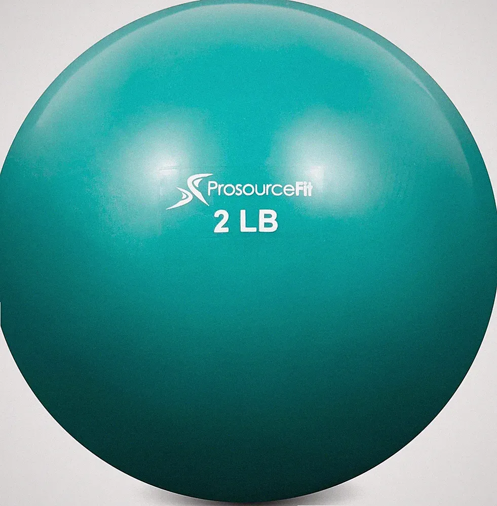Weighted Toning Exercise Balls for Pilates, Yoga, Strength Training, 2-8 Lb