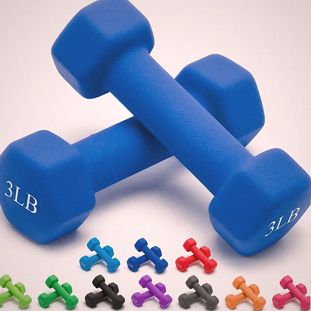Weights Dumbbells 10 Colors Options Compatible with Set of 2 Neoprene Dumbbel...